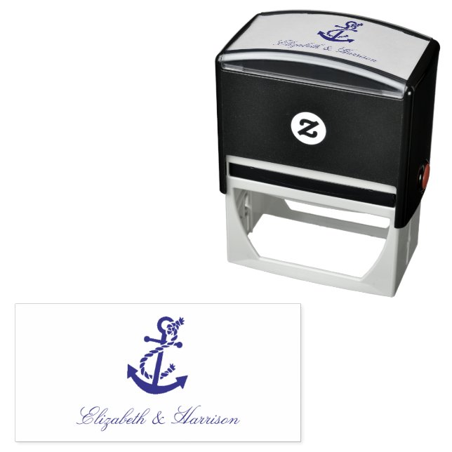 Nautical Anchor Self-inking Stamp (In Situ)