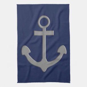 Nautical Anchor Tea Towel