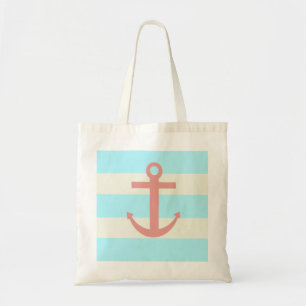 Nautical Anchor Tote Bag