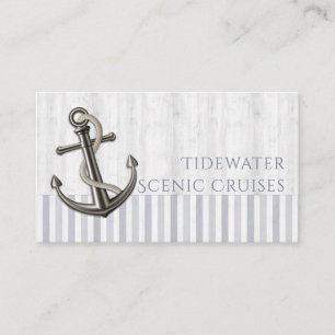 Nautical Anchor w/Rope Business Card