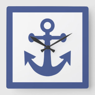 Nautical Anchor wall clock