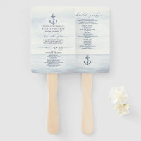 Nautical Anchor Watercolor Ocean Wedding