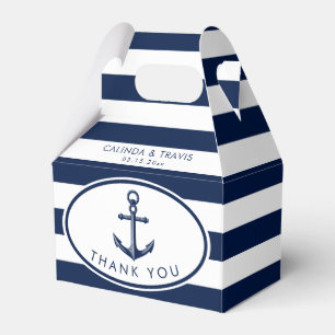 Nautical Anchor Wedding Favour Box
