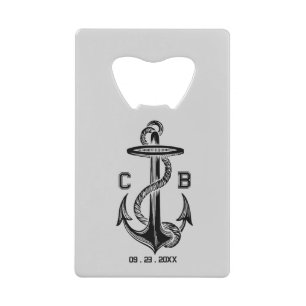 Nautical  Anchor Wedding Favour Credit