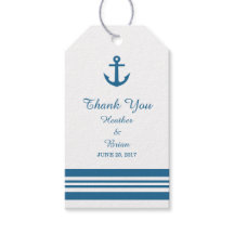 Nautical Anchor Wedding Gift Tags