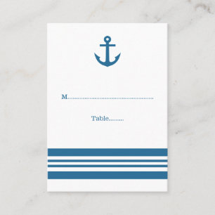 Nautical Anchor Wedding Place Cards