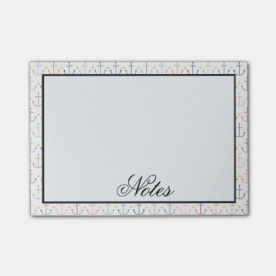 Nautical Anchors Post-it Notes
