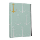 Nautical anchors preppy girly blue anchor pattern