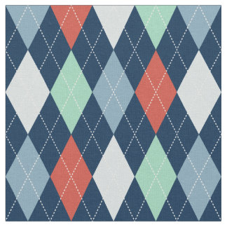 Nautical Argyle Fabric
