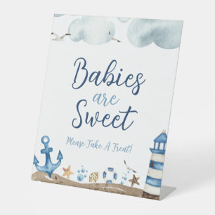 Nautical Babies are Sweet Baby Shower Sign