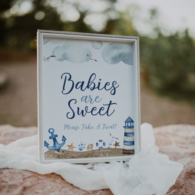 Nautical Babies are Sweet Baby Shower Sign (Creator Uploaded)
