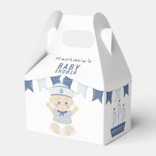 Nautical Baby Boy Baby Shower Favour Box