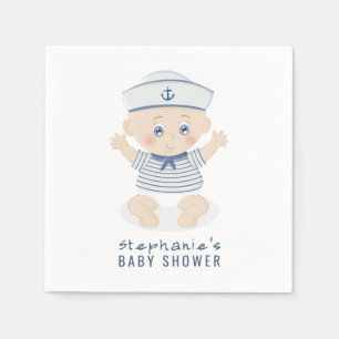 Nautical Baby Boy Baby Shower Napkin