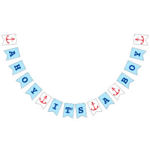 Nautical Baby Boy Bunting