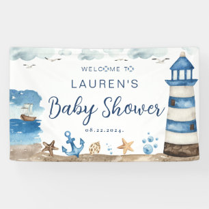 Nautical Baby Shower Banner