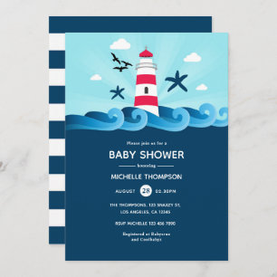Nautical Baby Shower Invitation