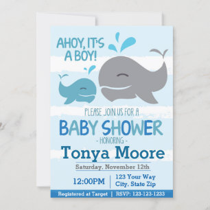 Nautical Baby Shower Invitation