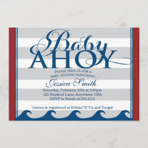 Nautical Baby Shower Invitation