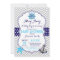 Nautical Baby Shower Invitation Navy Blue Grey