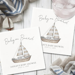Nautical Baby Shower Napkin
