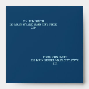 Nautical Bachelor Party Envelope
