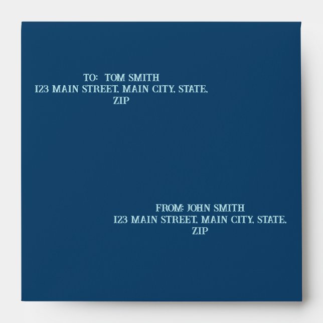 Nautical Bachelor Party Envelope (Front)