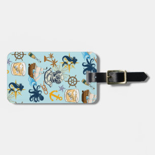 Nautical Bachelor Party Luggage Tag