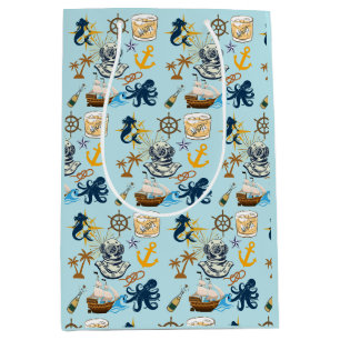 Nautical Bachelor Party Medium Gift Bag