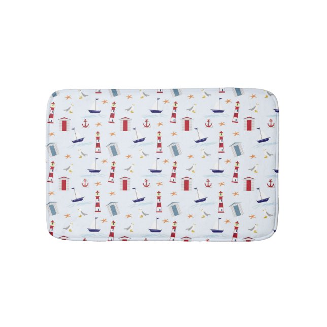 Nautical Bath Mat (Front)