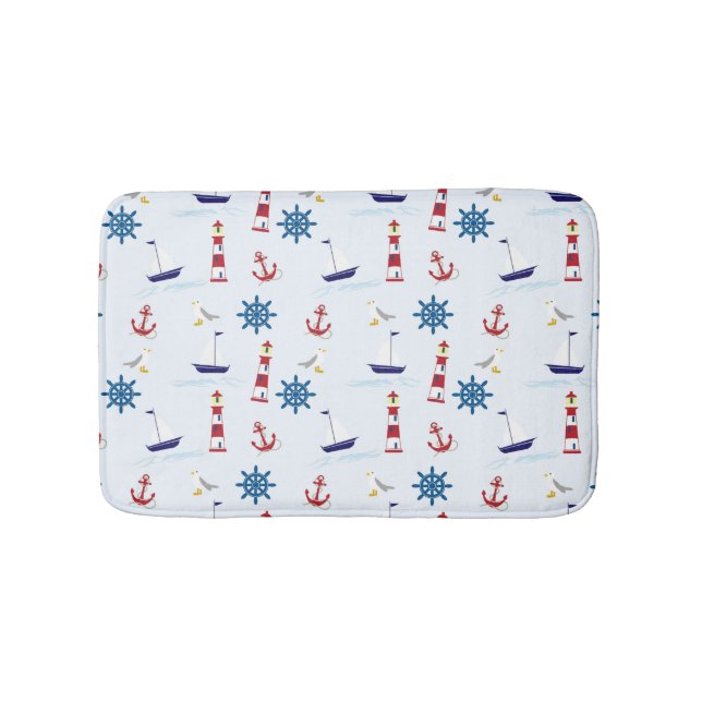 Nautical Bath Mat (Front)