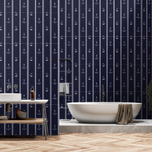 Nautical Bathroom Wallpaper
