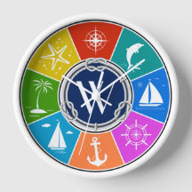 Nautical BEACH Clock