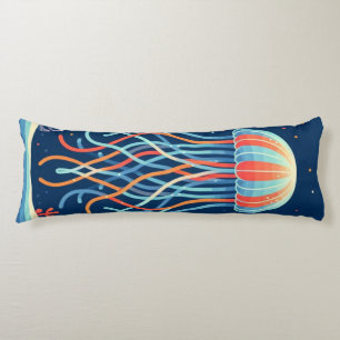 nautical/beach/coastal jellyfish body cushion