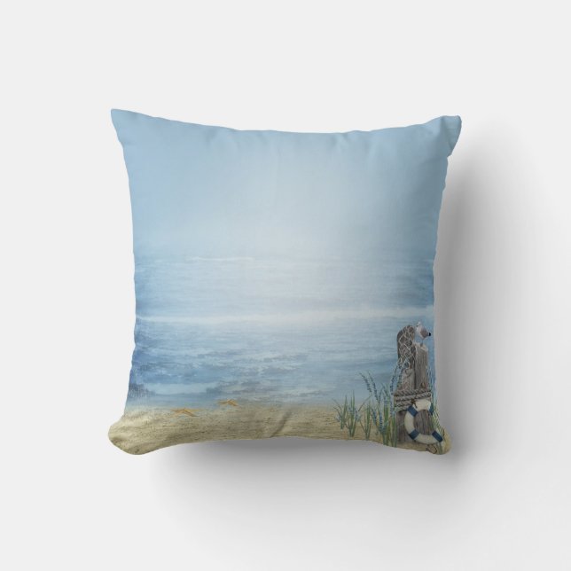 Nautical Beach Cushion (Front)