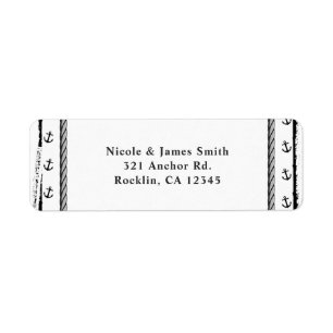 Nautical Beach Wedding Bridal Shower Invitation