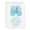 nautical beach wedding invitation with octopus