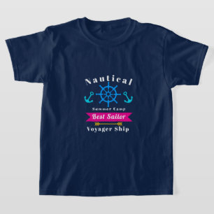 Nautical Best Sailor Navy T-Shirt