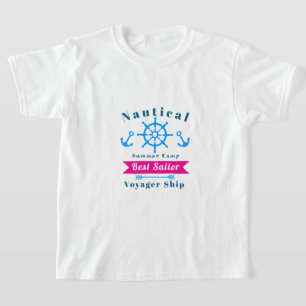  Nautical Best Sailor White T-Shirt