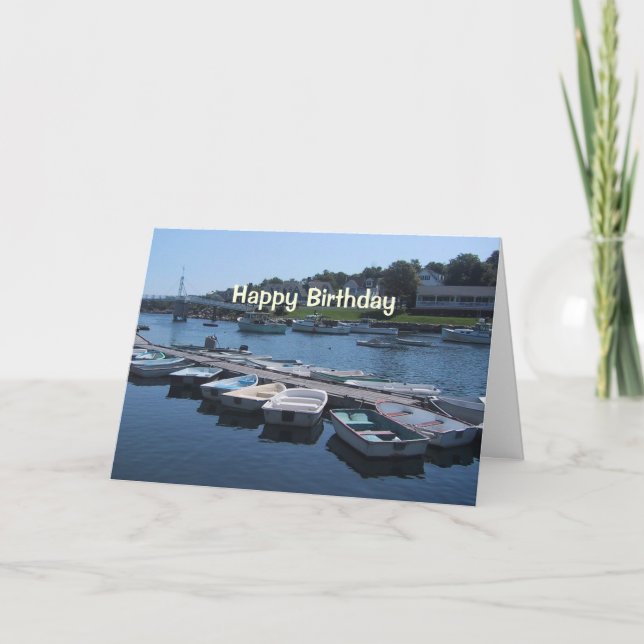 Nautical Birthday Card (Front)