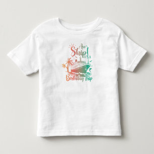 Nautical Birthday Celebration Attire Toddler T-Shirt