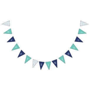 Nautical Blue Anchor Bunting