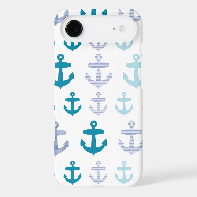 Nautical Blue Anchors Design Case-Mate Samsung Galaxy Case (Back)