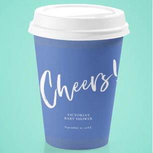 Nautical Blue Baby Shower Paper Cups