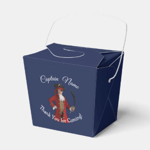 Nautical Blue Boy Party Pirate Favour Box