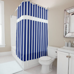 Nautical Blue Shower Curtain