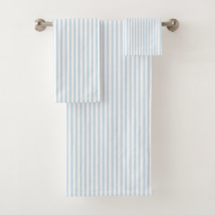 Nautical Blue Stripe Pattern Bath Towel Set