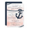 Nautical Blush and Navy Rope and Anchor Wedding