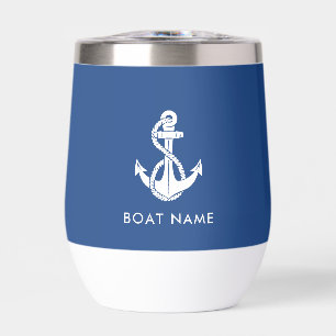 Nautical Boat Anchor and Name Sailing Custom