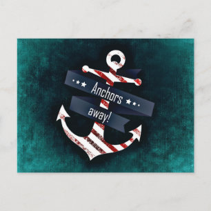 Nautical Boat Anchor Postcard