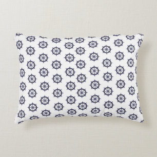 Nautical Boat Captain Sailors Anchor Decorative Cushion